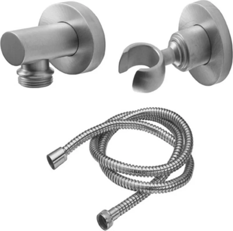 California Faucets Wall Mounted Handshower Kit, Round - Polished Nickel